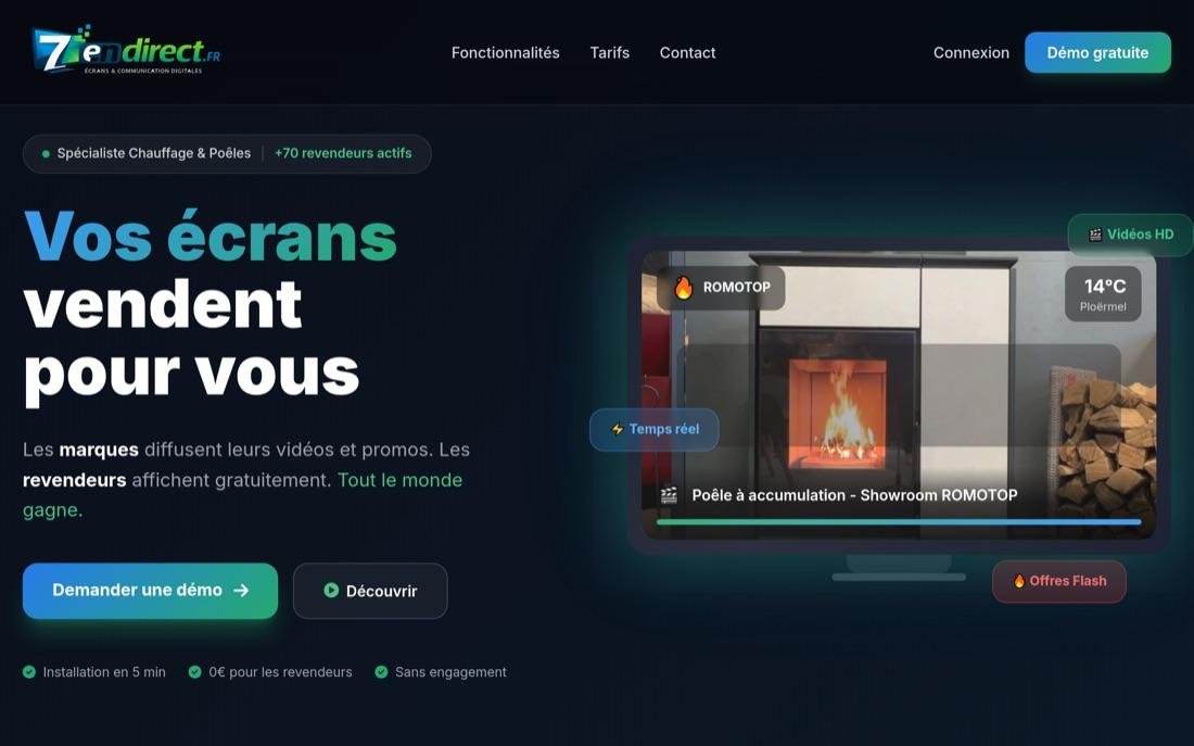 Capture du site 7endirect.fr
